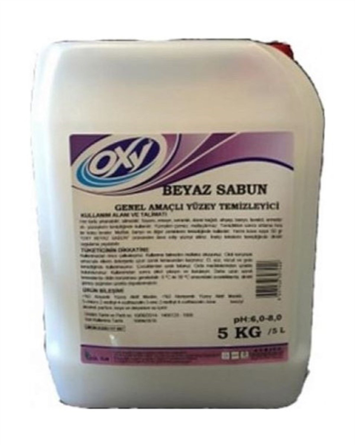 Oxy Genel Amaçlı Yüzey Temizleyici 5 Kg Beyaz Sabun
