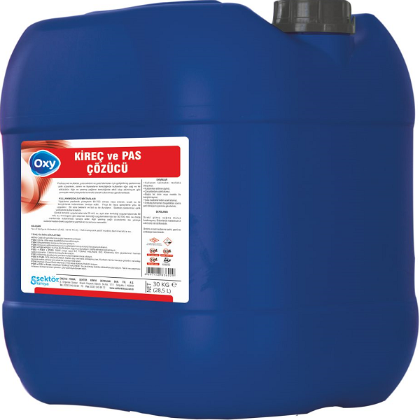 Oxy Kireç ve Pas Çözücü 30 Kg