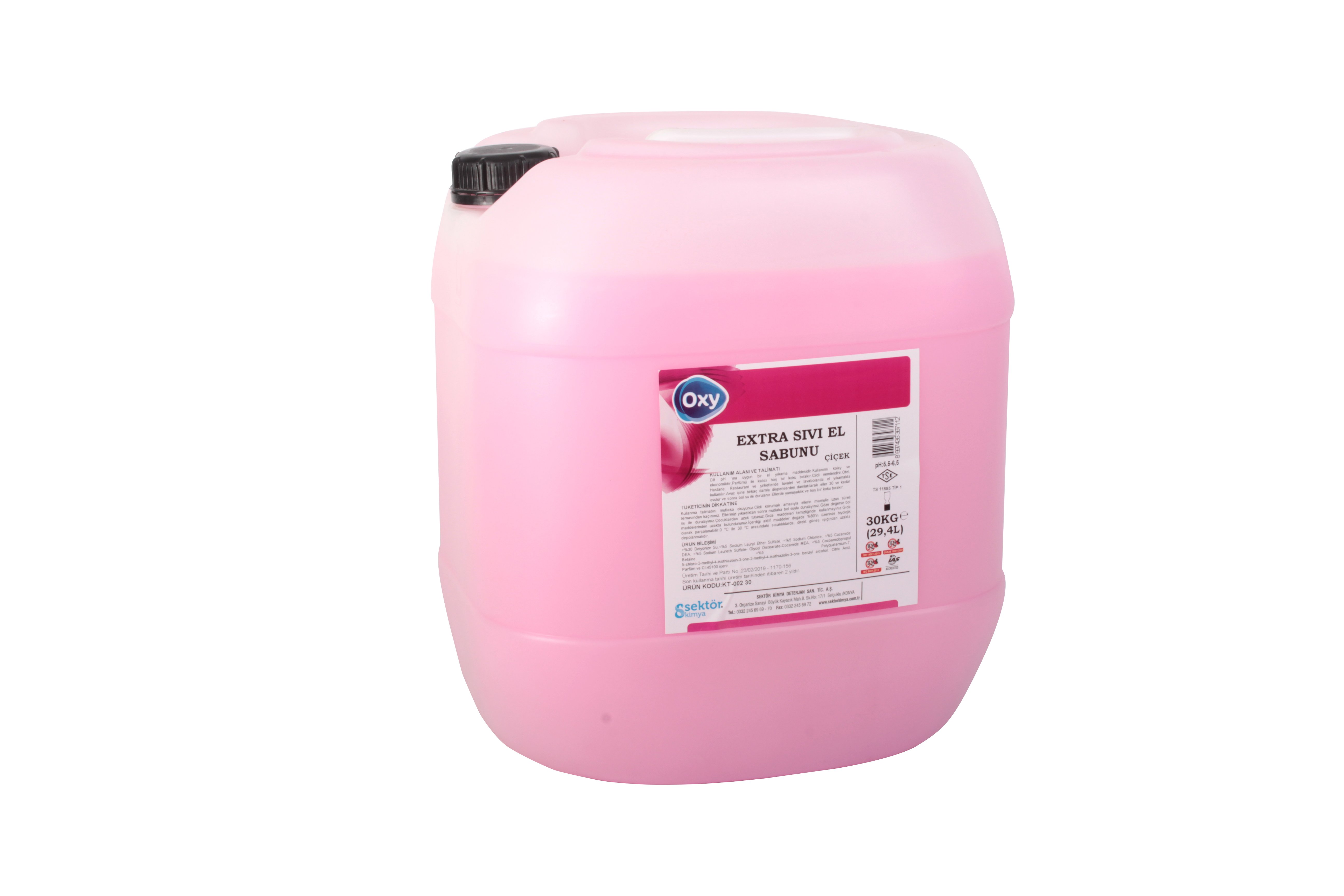 Oxy Sıvı El Sabunu Pembe 30 Kg