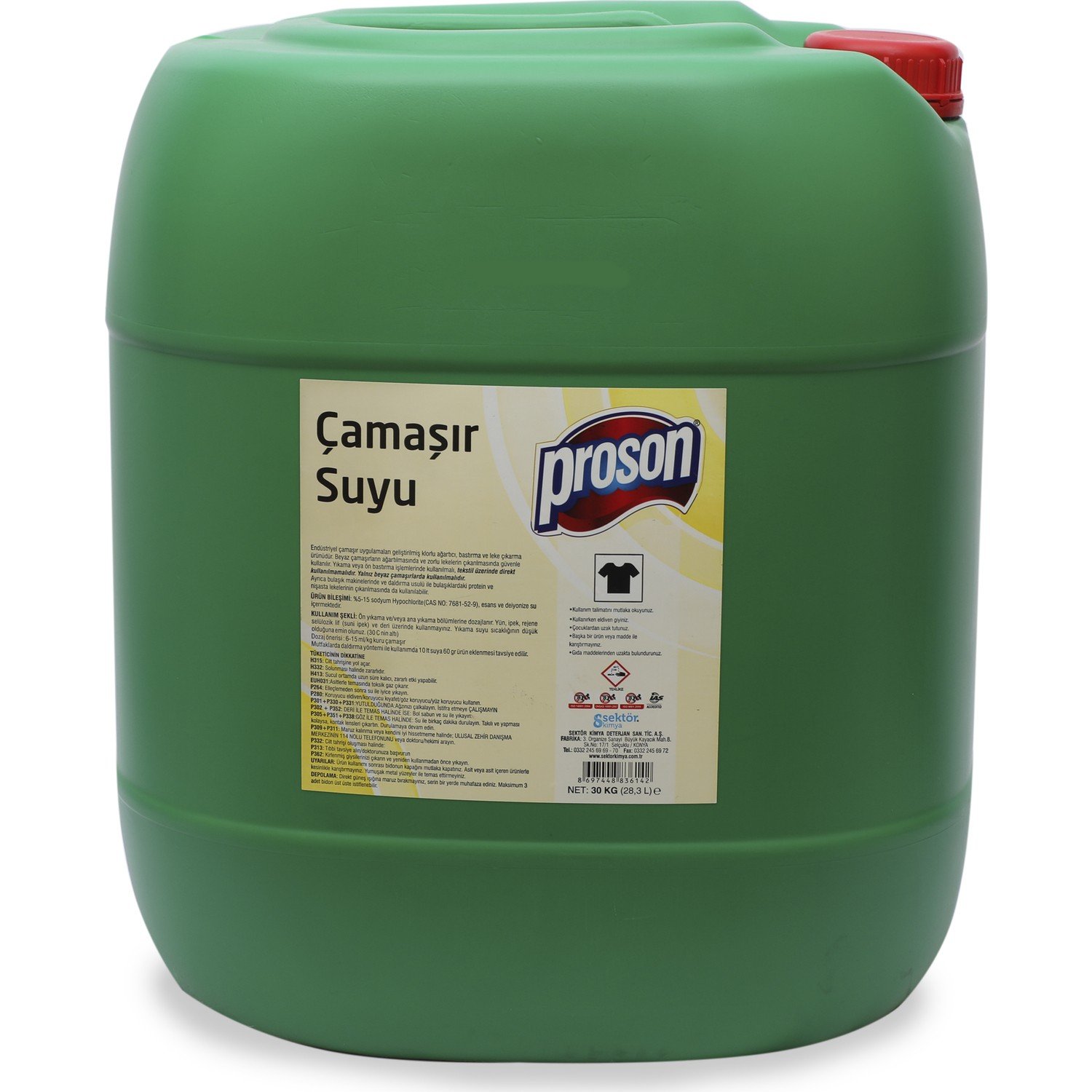 Proson Çamaşır Suyu 30 Kg