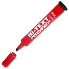 Hi-Text Kesik Uçlu Koli Kalemi Kırmızı 830PC
