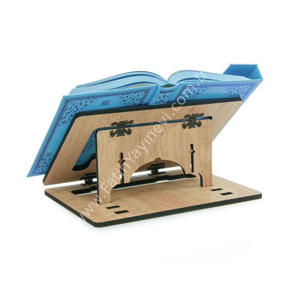 Masaüstü Kadameli Ayarlanabilir Ahşap Oğlumun Rahlesi Ve Kitap Okuma Standı (32 x 23 cm)
