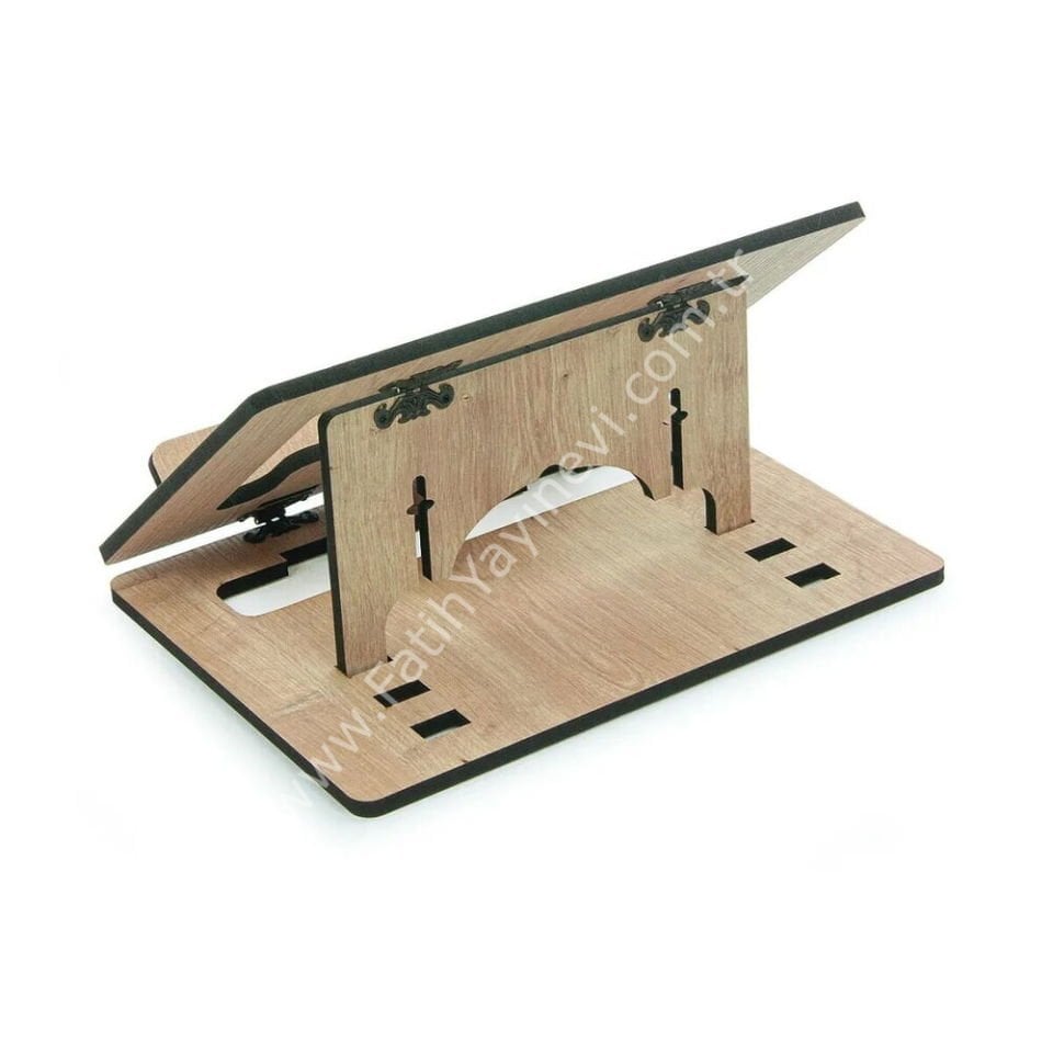Masaüstü Kadameli Ayarlanabilir Ahşap Oğlumun Rahlesi Ve Kitap Okuma Standı (32 x 23 cm)