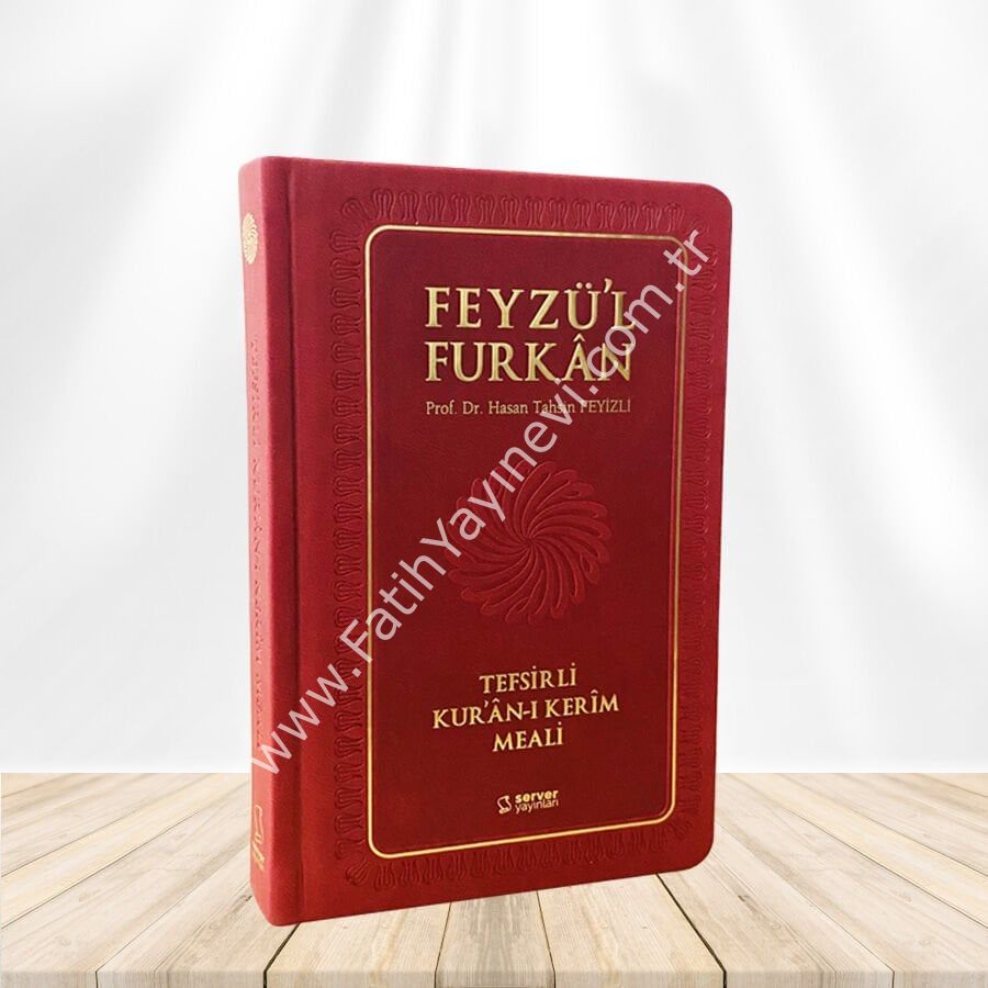Feyzü'l Furkan Tefsirli Kur'an-ı Kerim Meali (Orta Boy - Tefsirli Meal - Ciltli) - BORDO