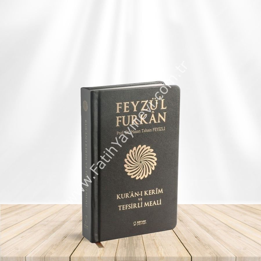 Feyzü'l Furkan Kur'ân-ı Kerîm ve Tefsirli Meali (Sempatik Cep Boy - Hakiki Deri Ciltli)