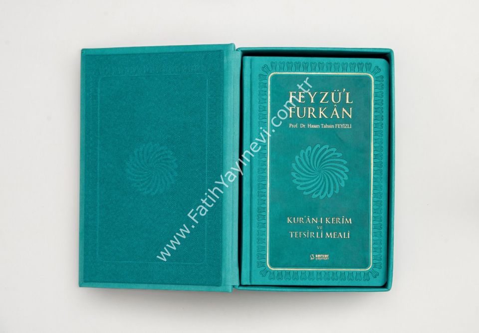 FEYZUL FURKAN KUTU (ORTA BOY) LİLA/TURKUAZ/TABA