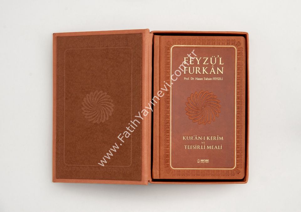 FEYZUL FURKAN KUTU (ORTA BOY) LİLA/TURKUAZ/TABA