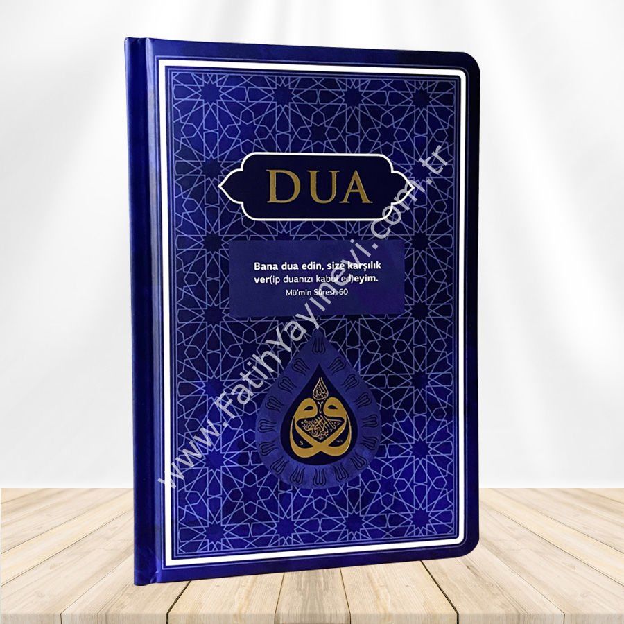 DUA (Evrâd-ı Şerîfe) Rahle Boy - Arapça+Türkçe - LACİVERT (Genişletilmiş yeni baskı)
