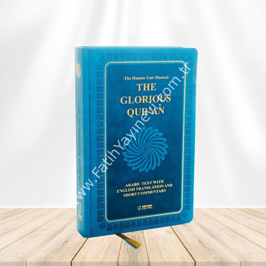 The Glorious Qur'an (İngilizce Meal + Mushaf) Orta Boy Ciltli - LİLA