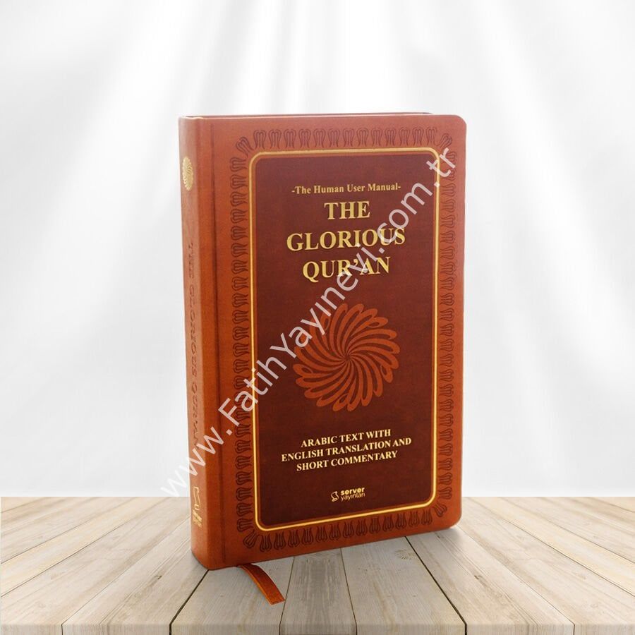 The Glorious Qur'an (İngilizce Meal + Mushaf) Orta Boy Ciltli - LİLA