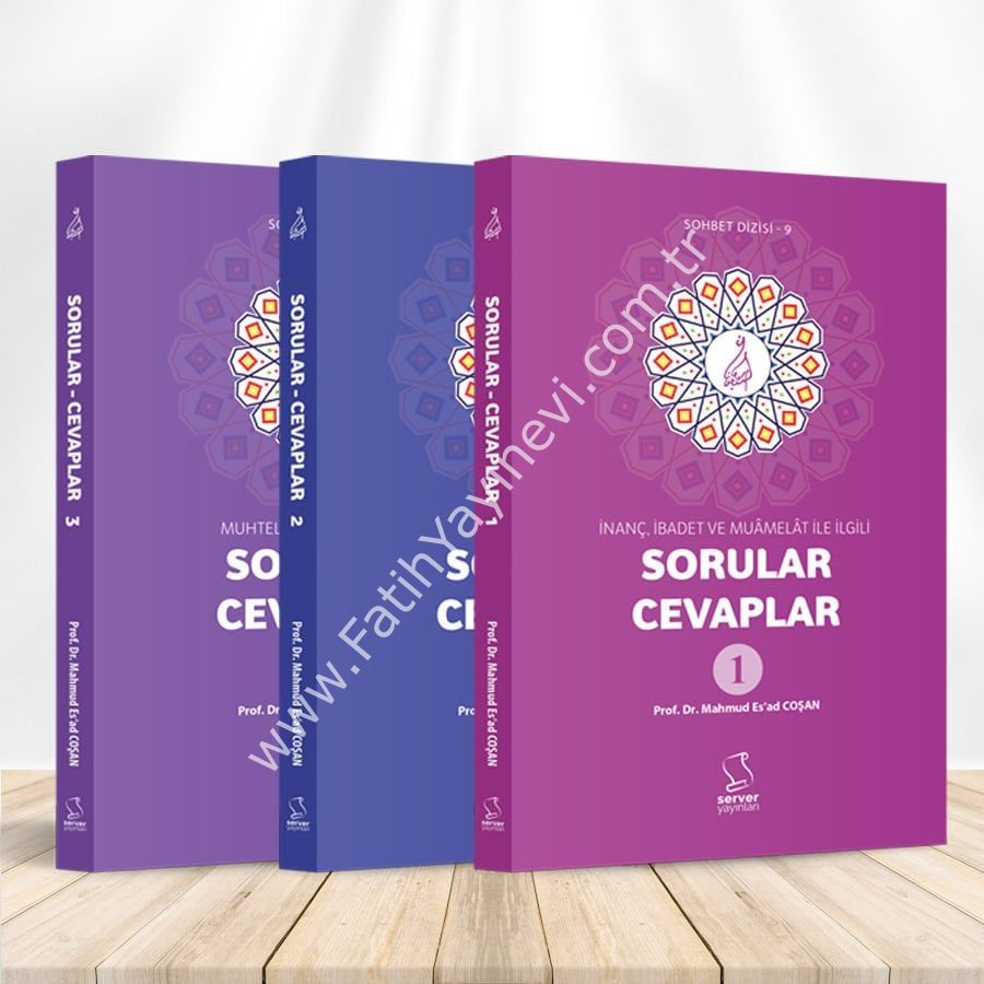 M. ES'AD COŞAN SORULAR-CEVAPLAR SETİ (3 kitap)
