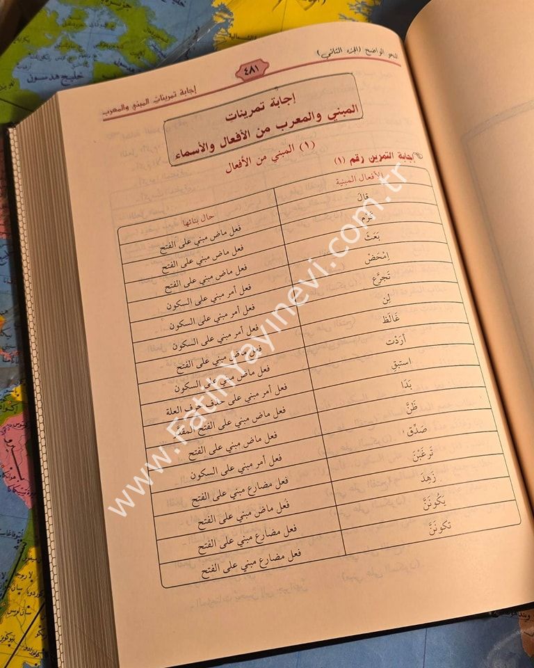 النحو الواضح الثانوي - الثانوية 1/3 - مجلد واحد (مع حل التمارين) - En-Nahvül-Vadıh fi Kavaidil-Lugatil-Arabiyye (Alıştırma Çözümleriyle)