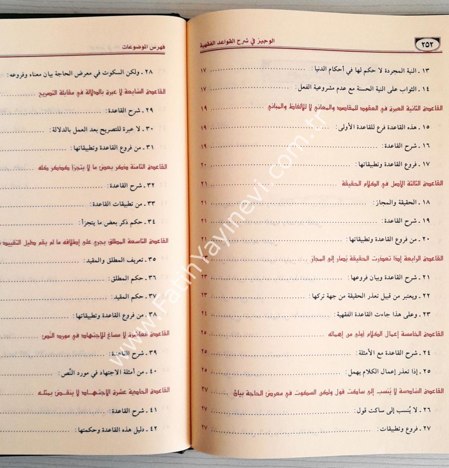 El-Veciz fi Şerhil-Kavaidil-Fıkhiyye fiş-Şeriatil-İslamiyye - الوجيز في شرح القواعد الفقهية