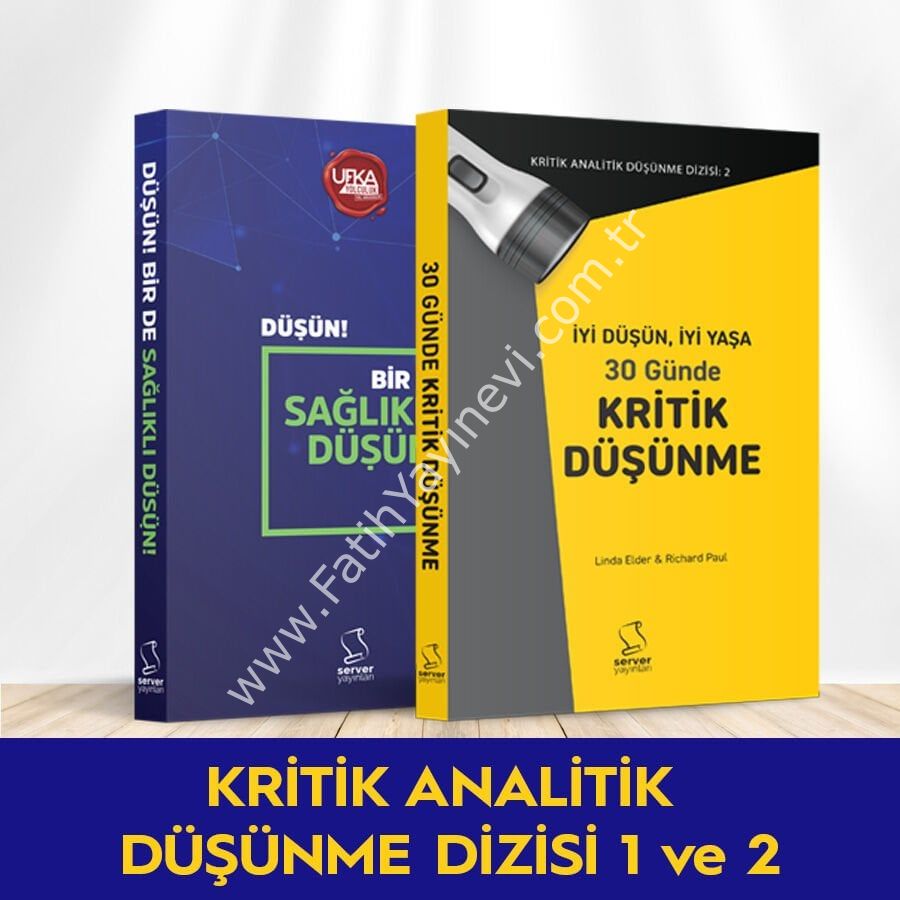 KRİTİK VE ANALİTİK DÜŞÜNME SETİ (2 kitap)