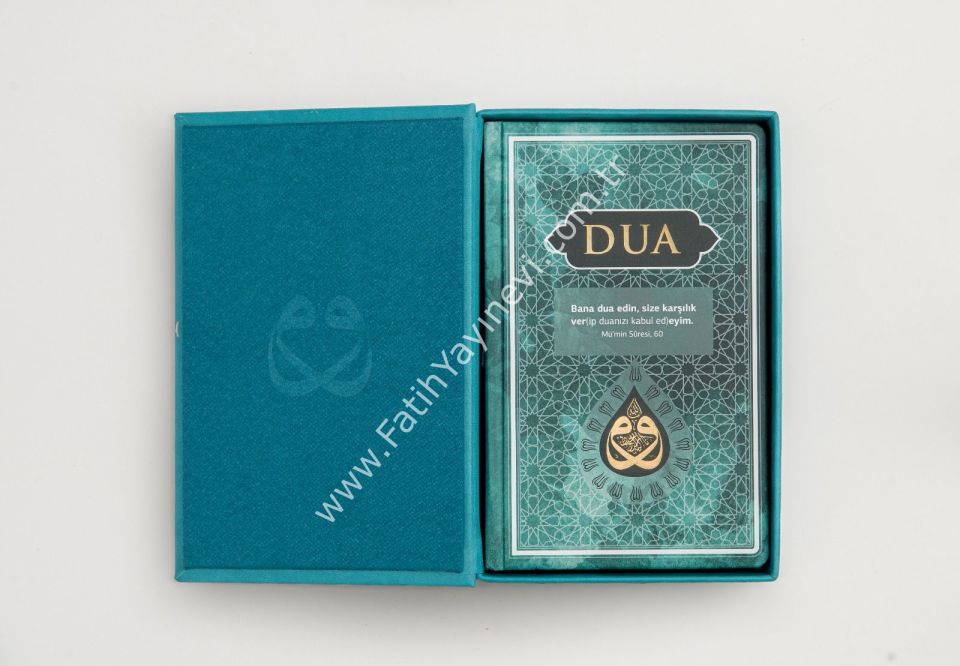 DUA KİTABI KUTU (ORTA BOY) LİLA/TURKUAZ/BORDO