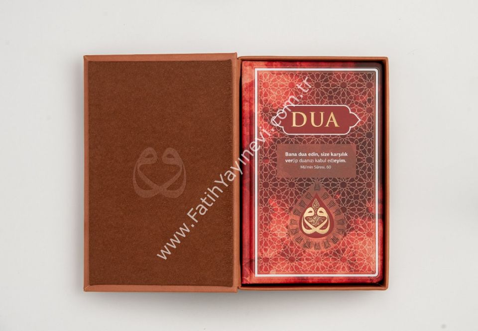 DUA KİTABI KUTU (ORTA BOY) LİLA/TURKUAZ/BORDO