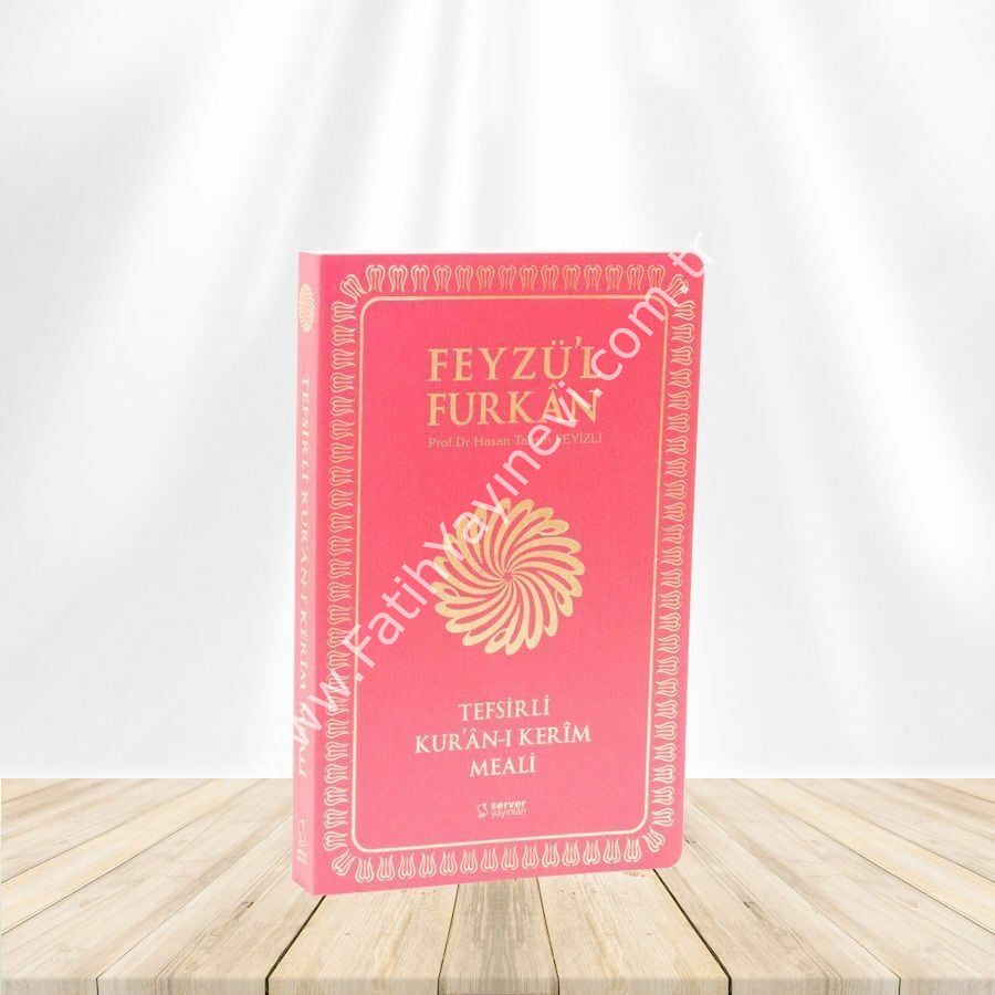 Feyzü'l Furkan Tefsirli Kur'an-ı Kerim Meali (Sempatik Cep Boy - İnce Cilt) Fuşya