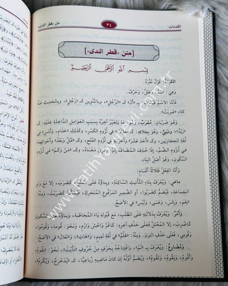 Şerhu Katrin Nedâ ve Belli's Sadâ Vemaʿahû Sebilu'l Hudâ - Cemâluddîn Ibn Hişâm El-Ensârî - شرح قطر الندى وبل الصدى