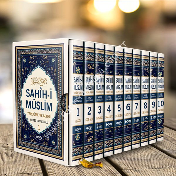 Sahîh-i Müslim Tercüme ve Şerhi 10 Cilt ( Arapça-Türkçe )  / شرح صحيح مسلم مع الترجمة والشرح