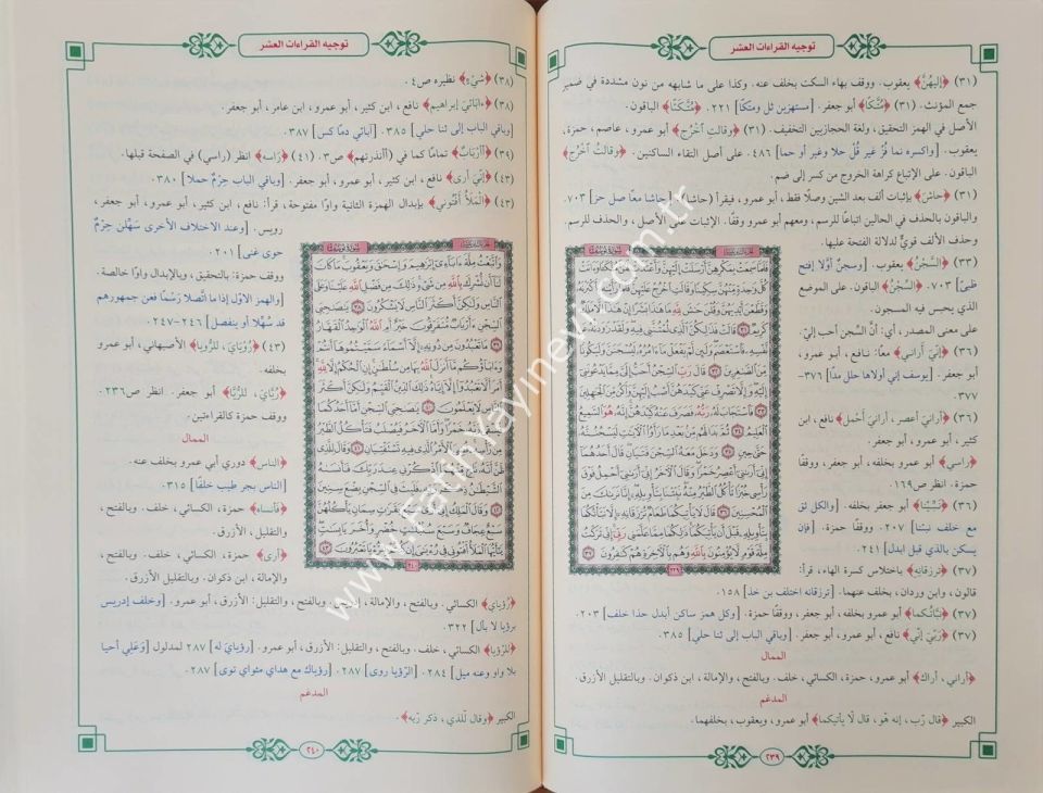 Ez Zahir fi Tevcihil Kıraatil Aşr min Tariki Tayyibetin Neşr Usulen ve Ferşen Muhalla biş Şevahid - الزاهر في توجيه القراءات العشر من طريق طيبة النشر أصولا وفرشا محلى بالشواهد