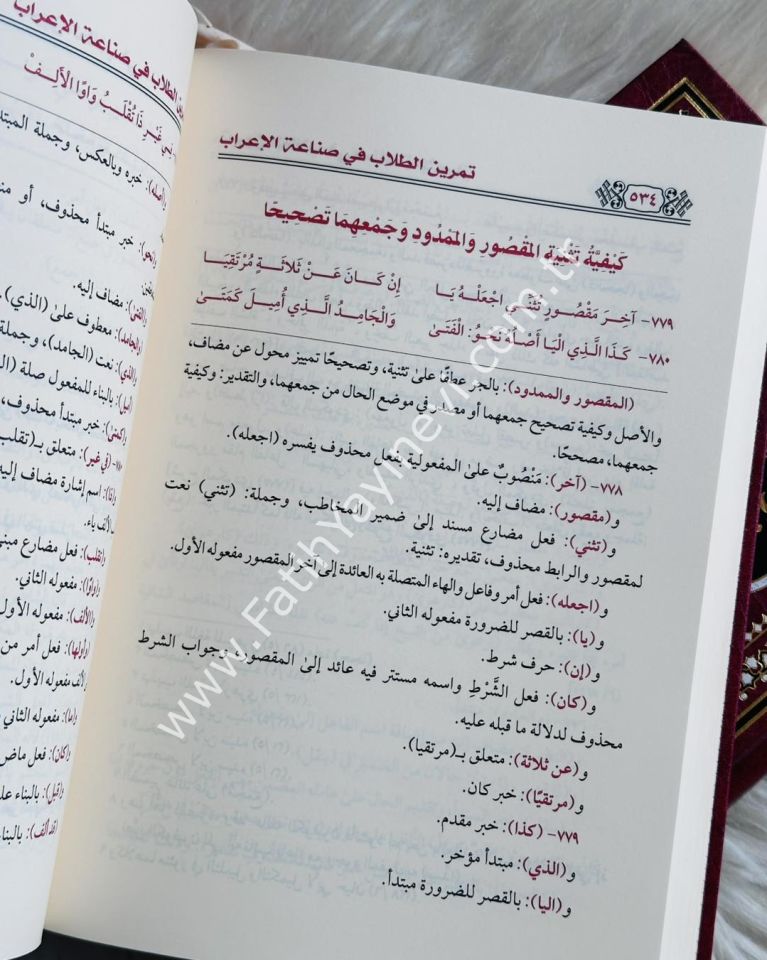 Temrinüt tullab fi sınaatil irab - İ'rabu Elfiyyetil İmami İbn Malik - تمرين الطلاب في صناعة الإعراب إعراب ألفية الإمام ابن مالك - تمرين