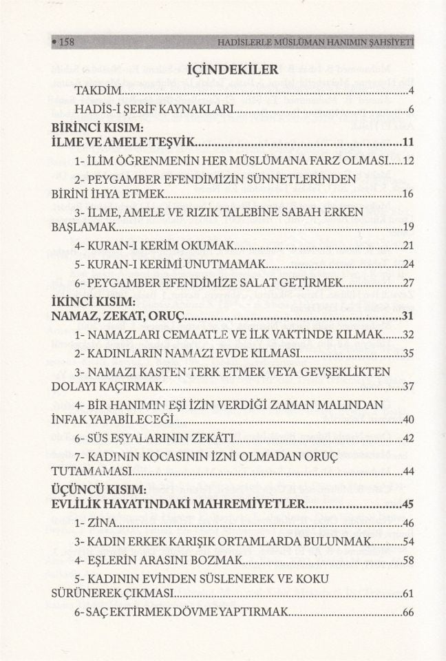 Hadislerle Müslüman Hanımın Şahsiyeti / أحاديث شخصية المرأة المسلمة