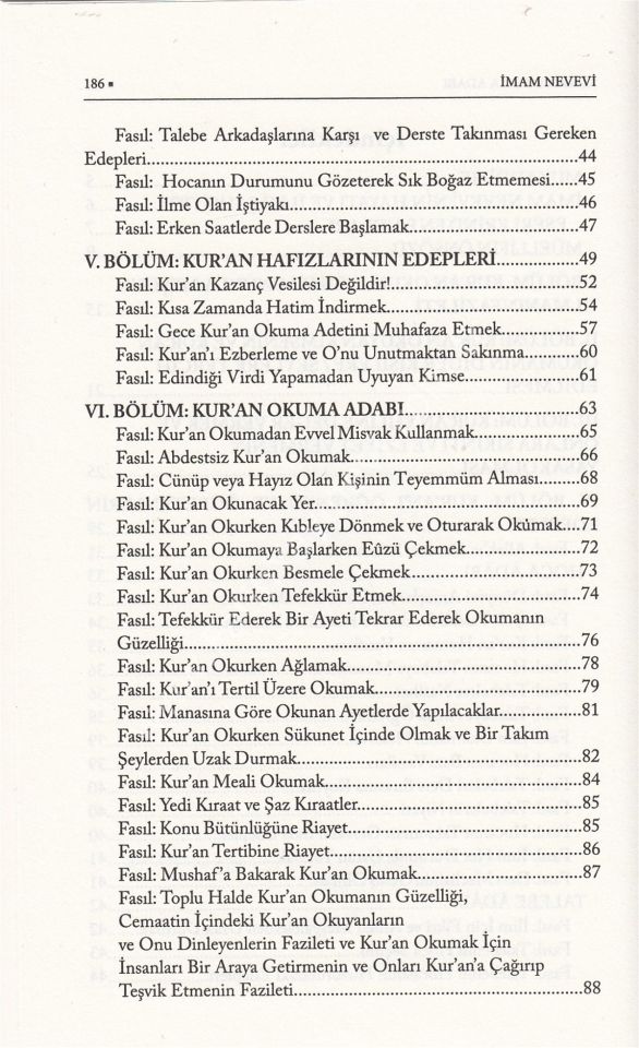 Et Tibyan Tercümesi - Kur'an okuma adabı - İmam Nevevi - / التبيان في آداب حملة القرآن