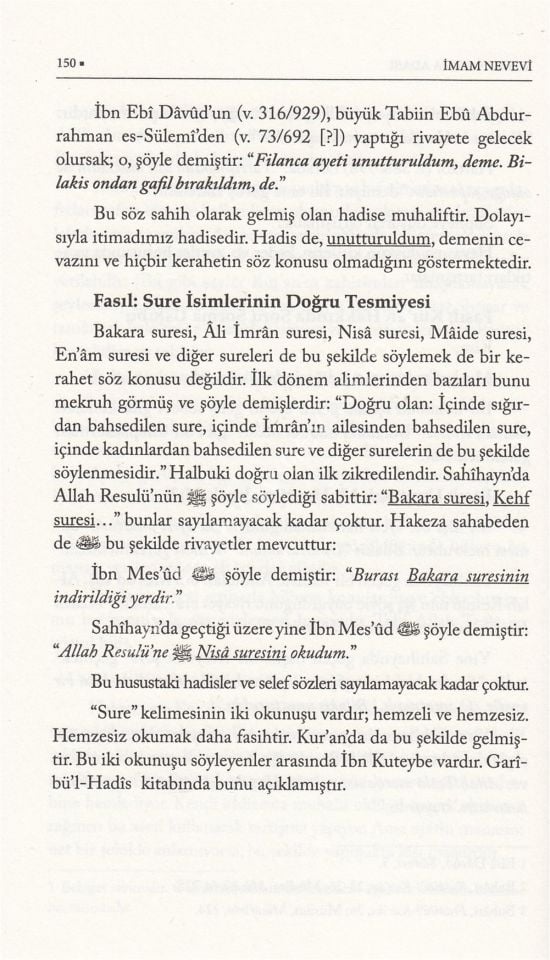Et Tibyan Tercümesi - Kur'an okuma adabı - İmam Nevevi - / التبيان في آداب حملة القرآن