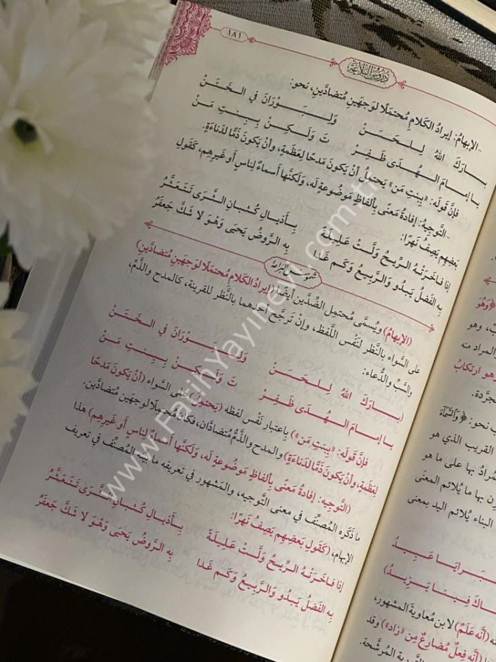 DÜRUSÜL BELAĞA [ŞUMUSÜL BERAE ŞERHİYLE] / دروس البلاغة مع شرحه شموس البراعة