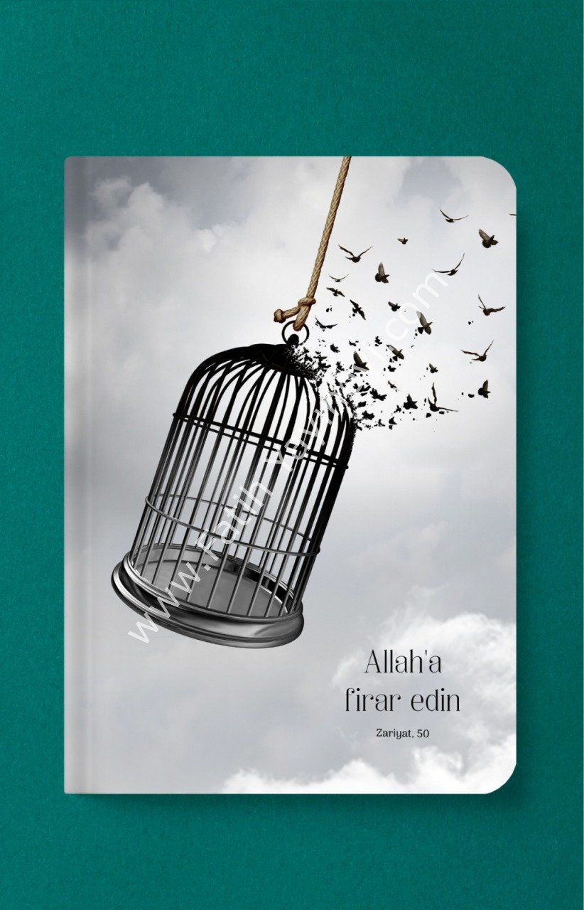 Allah'a Firar Edin - A5 Çizgili Defter