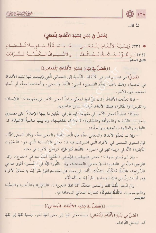 Mecmuʿu's-Sullemi'l-Munavrak / مجموع السلم الـمنورق (إيضاح المبهم، القول المسلم، شرح القويسني مع تقريرات الدوري) و(شرح الأخضري، شرح قدورة مع تقييدات السلجلماسي