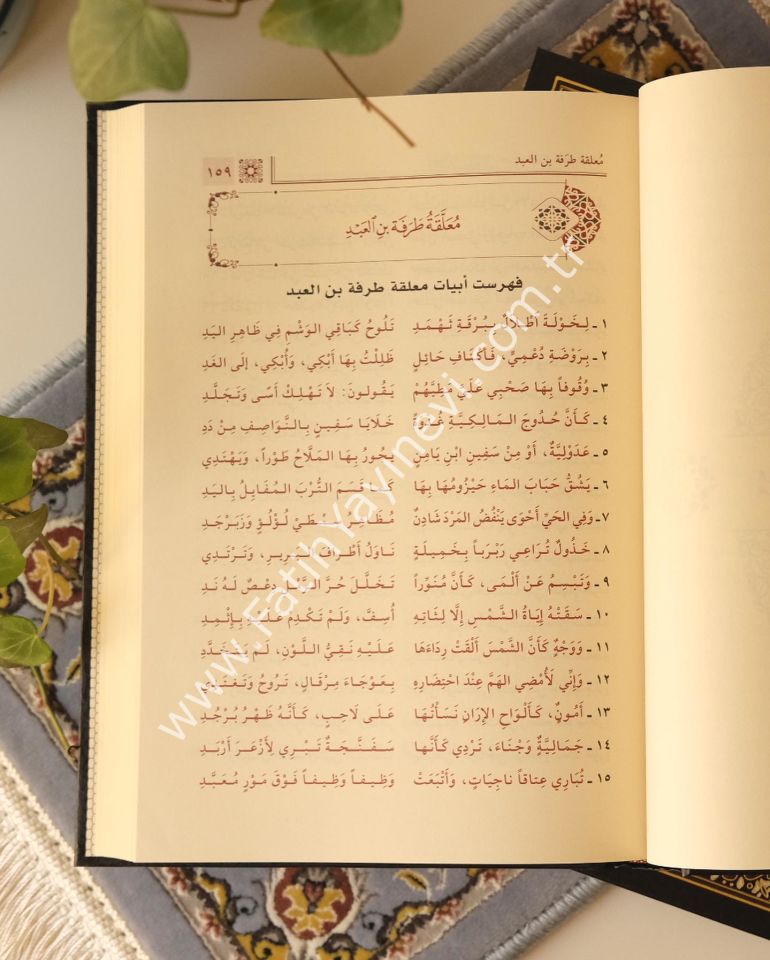 Fethu'l-Kebiri'l-Muteʿâl İʿrâbu'l- Muʿallakāti'l-Aşri't-Tıvāl / فتح الكبير المُتعال إعرابُ المعلقات العشر الطِّوال 2/1