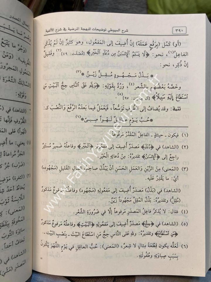 Şerhu's- Suyûtî Tavdihât li'l-Behceti’l-Merdiyye fî Şerhi'l-Elfiyye / شرح السيوطي توضيحات للبهجة المرضية في شرح الألفية
