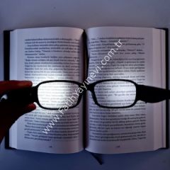 KİTAP OKUMA GÖZLÜĞÜ LED IŞIKLI