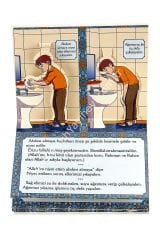3 Boyutlu Abdest ve Namaz Kartelası Erkek