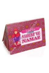 3 Boyutlu Abdest ve Namaz Kartelası Kız