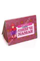 3 Boyutlu Abdest ve Namaz  Şekilli Kartelası  / Kız