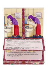 3 Boyutlu Abdest ve Namaz Kartelası Kız