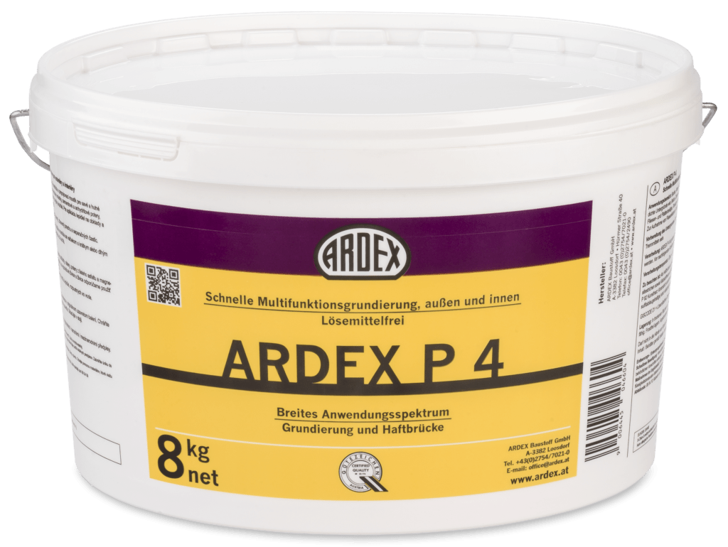 Ardex P4  Parlak Yüzey Astarı - 8kg Kova