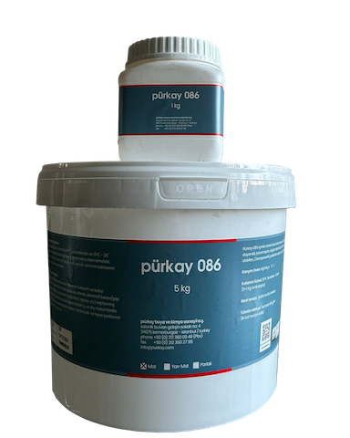 Pürkay 086 Su Bazlı Poliüretan Cila - Şeffaf Mat - 6,00 Kg set