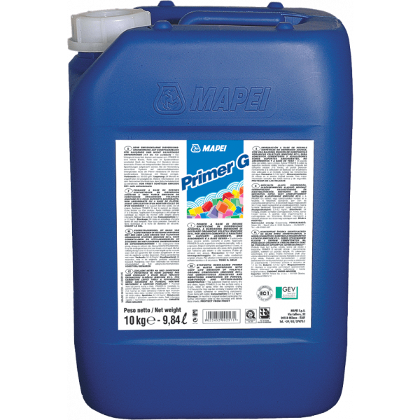 Mapei Primer G Emici Yüzey Astarı - 10kg Bidon