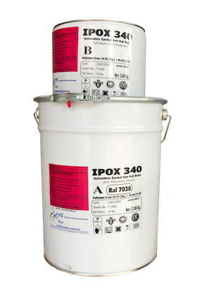 İpox 340  Epoksi Zemin Boyası(Düz) - 20kg set