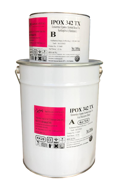 İpox 342Tx  Epoksi Zemin Boyası(Dokulu) - 20kg set