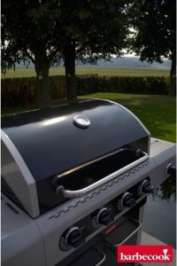 Barbecook Siesta 412 Black Edition Gazlı Siyah Mangal 132x56x118 cm