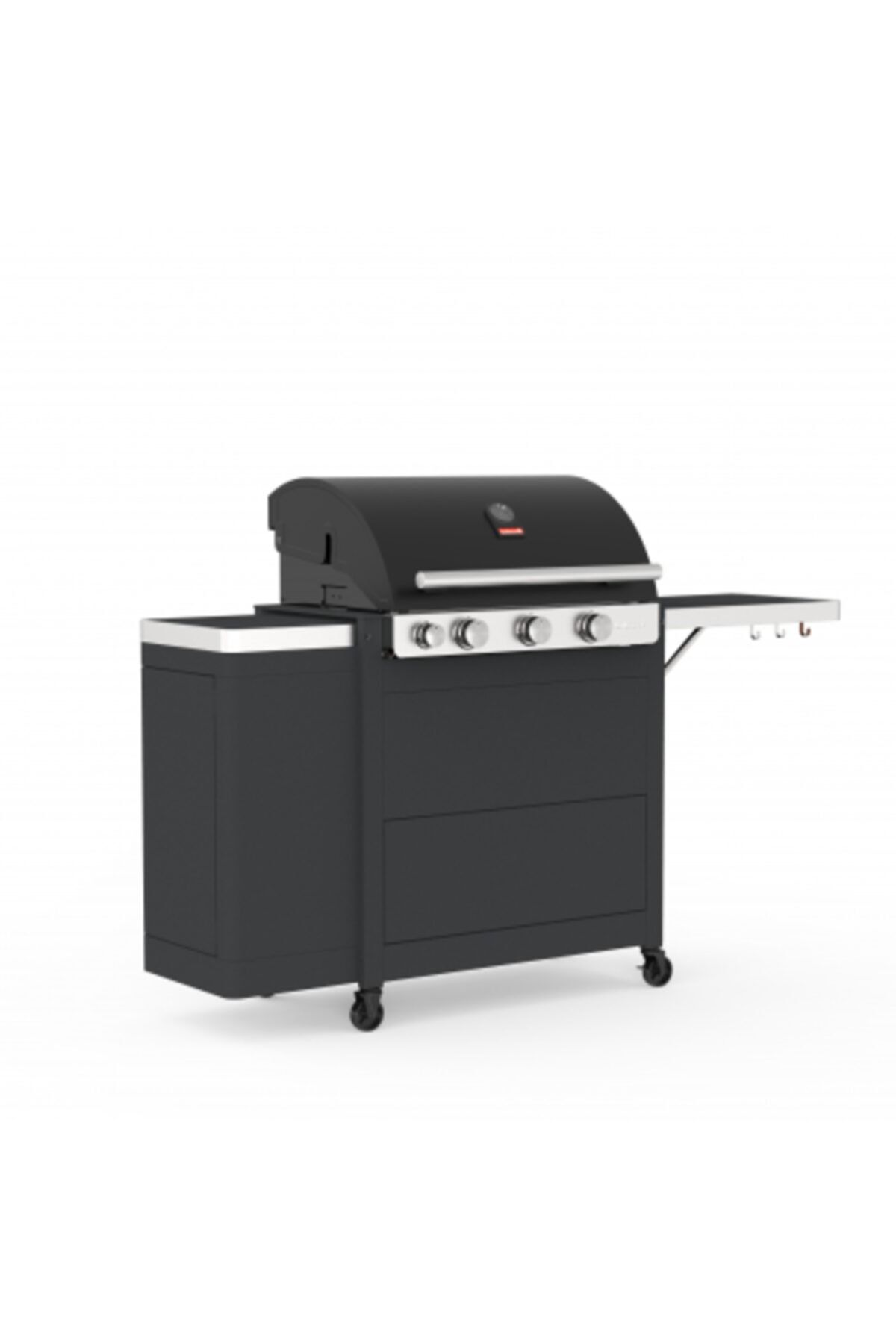 Barbecook Stella 3221 Çekmeceli Gazlı Siyah Mangal 174x59x119 cm
