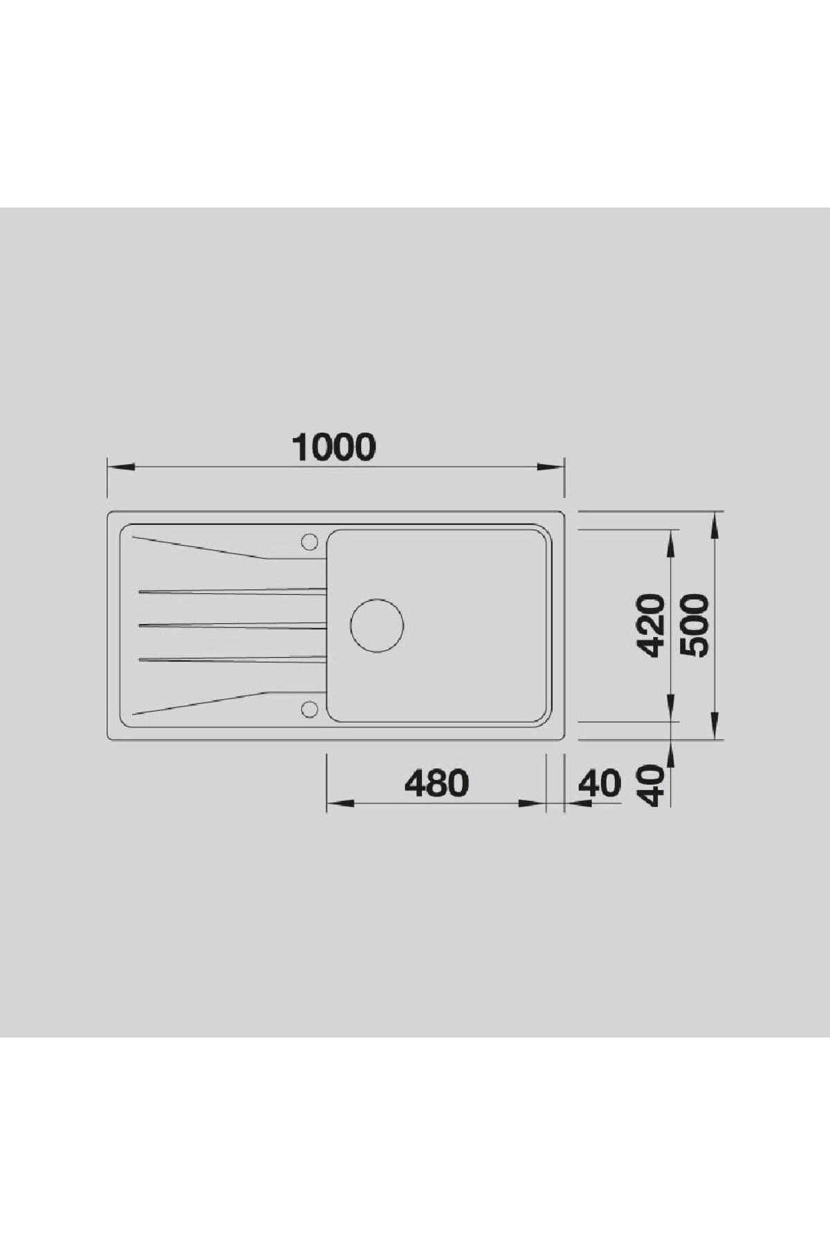 BLANCO SONA XL6 S SILGRANIT™ EVİYE