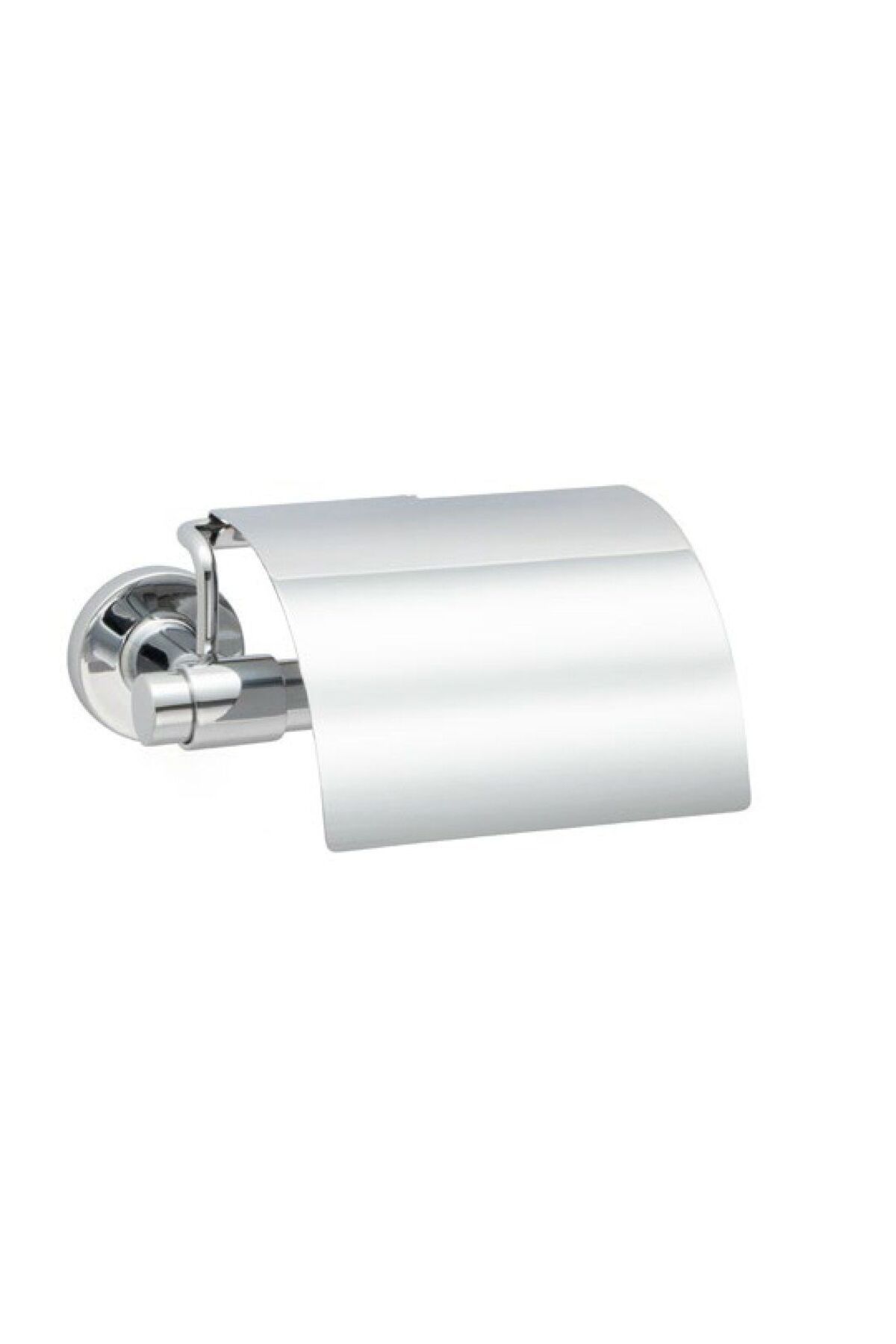 Flex Kapaklı Tuvalet Kağıtlığı Krom Renk 81X107X158 mm