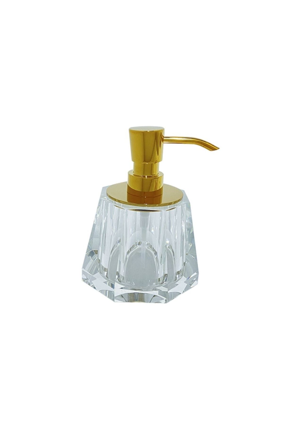Kristal Sıvı Sabunluk Gold Renk 148X120X120 mm
