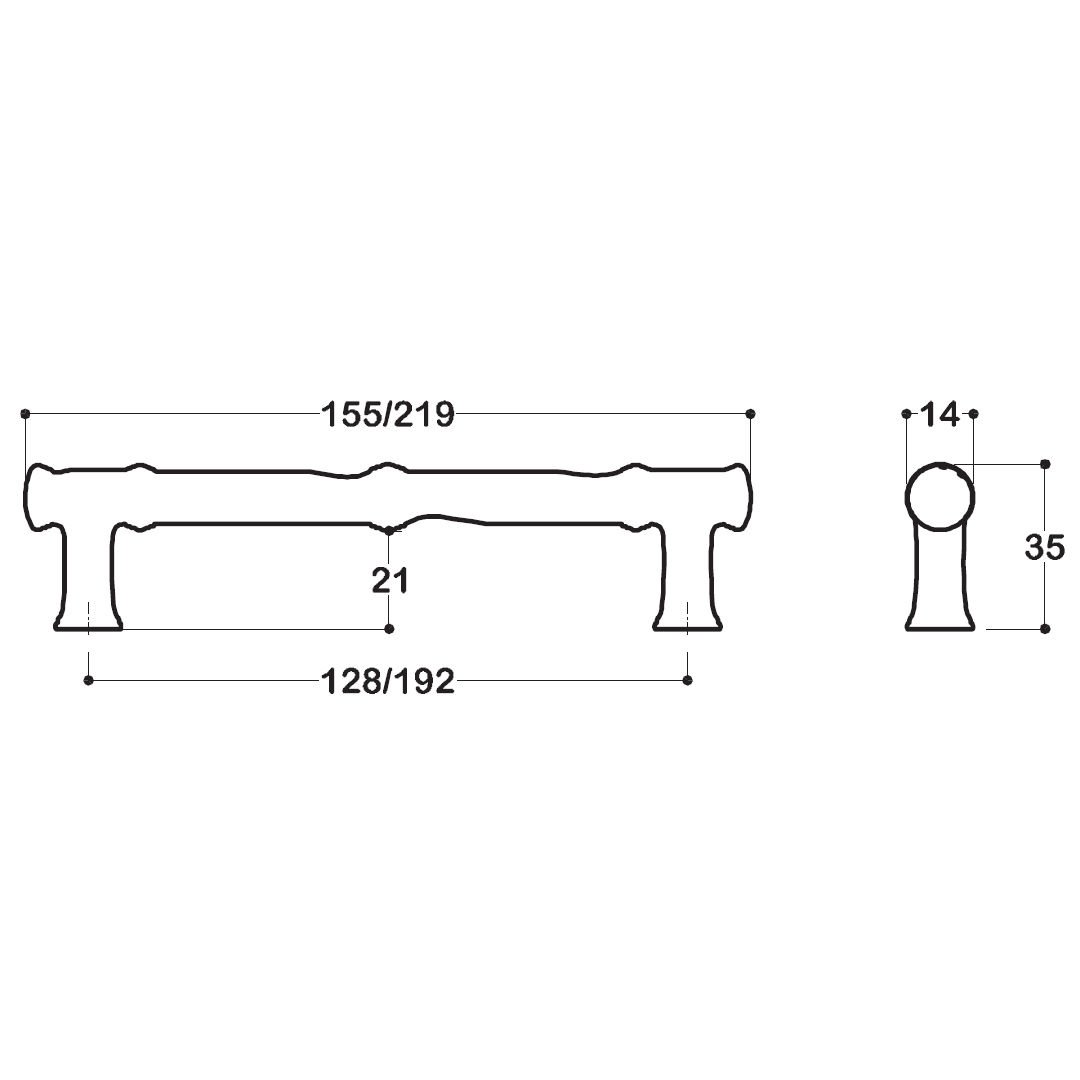 4227 Klasik Kulp Antik Renk