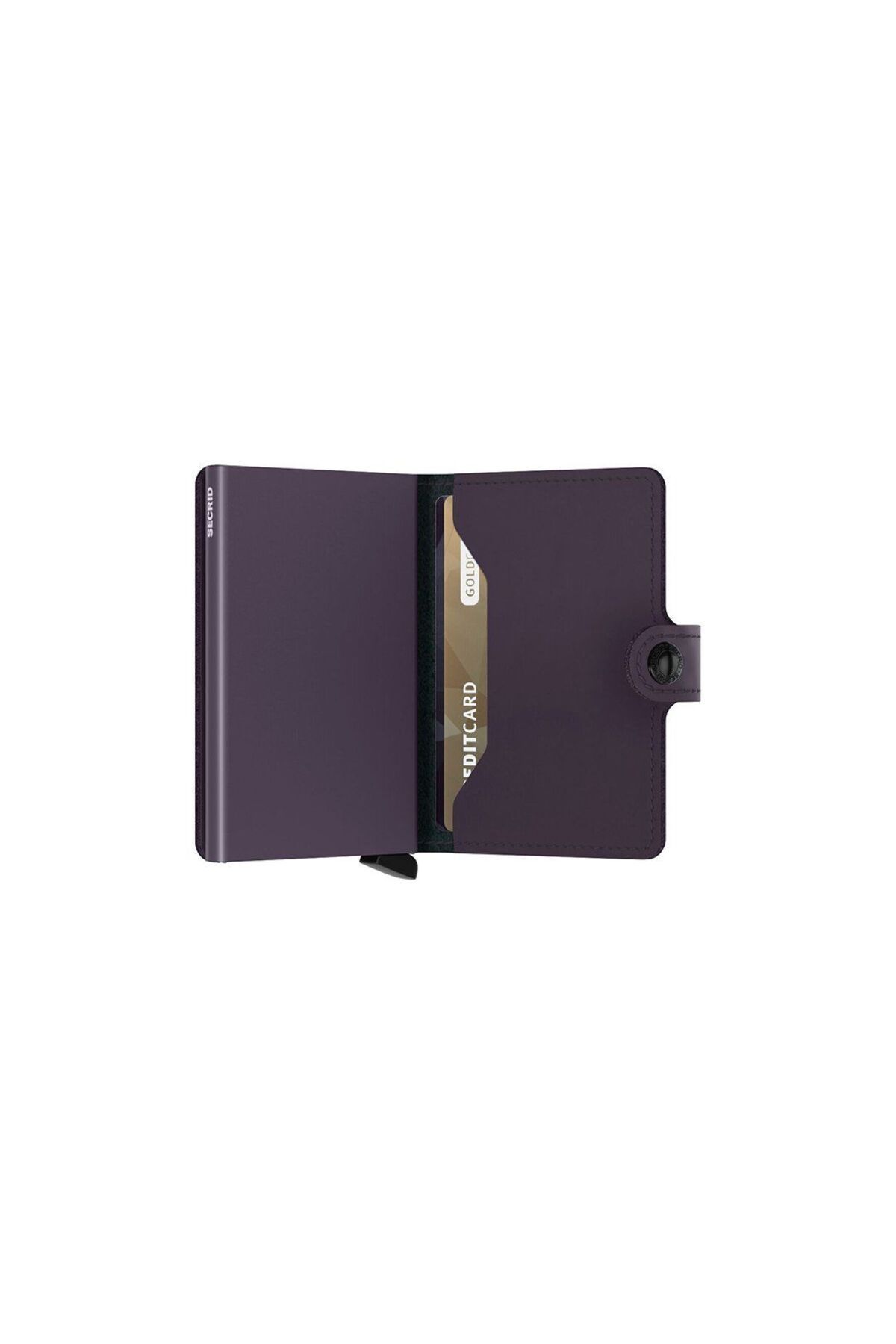 Secrid Miniwallet Matte Dark Purple - Mat Koyu/Mor %100 Orjinal Avrupa Derisi Cüzdan